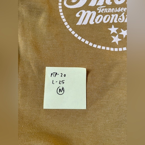 Ole Smoky Tennessee Moonshine Sweatshirt Crewneck Yellow Tan Smoky Mts Size S M - Picture 10 of 10